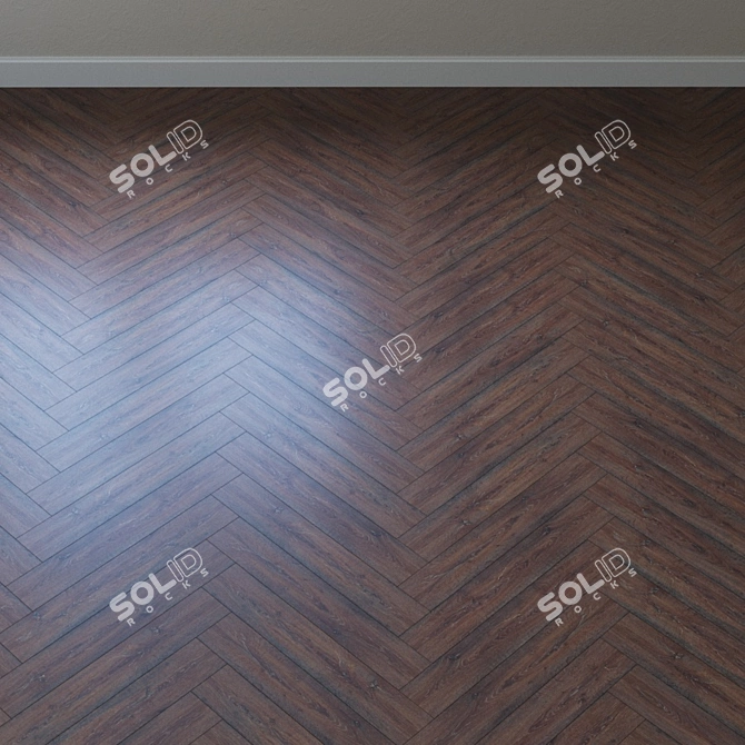 Kahrs Heather Oak Parquet: Classic Elegance 3D model image 4