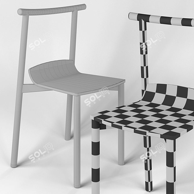 ErgoFlex Mesh Office Chair 3D model image 3