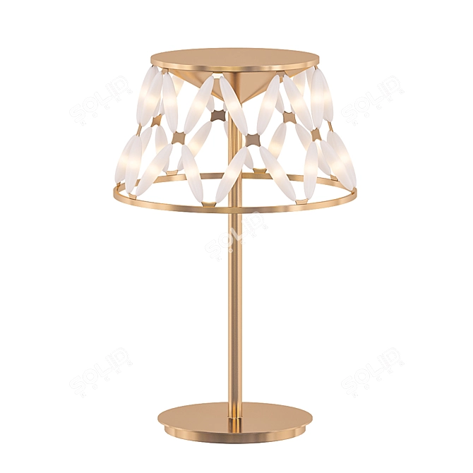 Elegant LED Table Lamp: Isola 3D model image 1