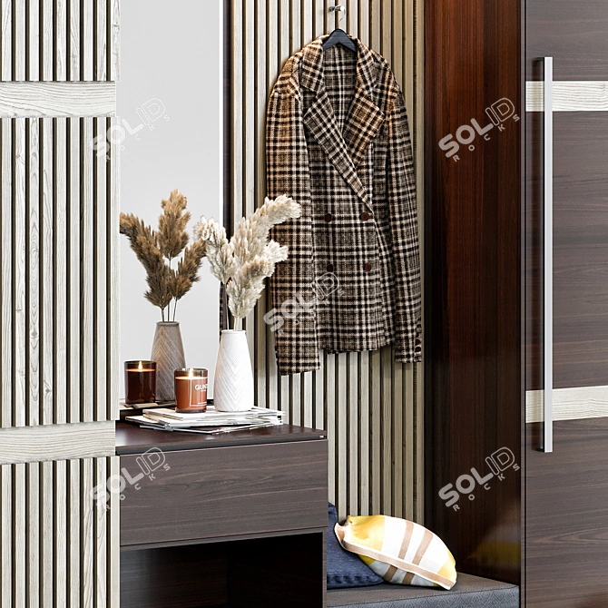 Modern Hallway Design - 3D Model 3D model image 2