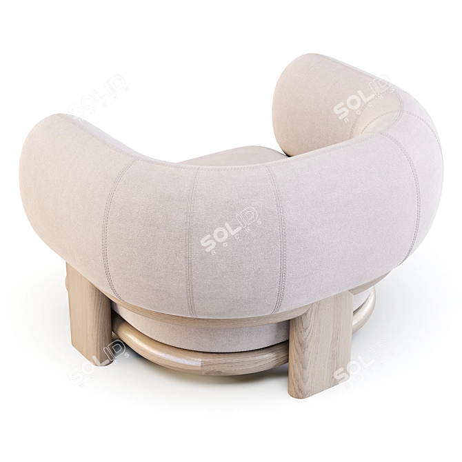 HC28 Cosmo: Bol- Armchair 3D model image 2