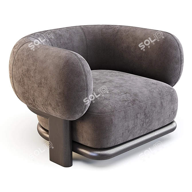 HC28 Cosmo: Bol- Armchair 3D model image 3