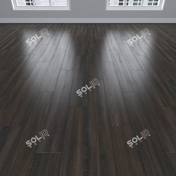 Oak Parquet: Herringbone, Linear & Chevron 3D model image 2