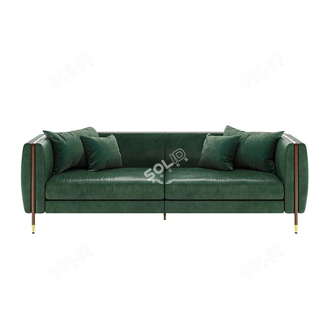 Contemporary Barlow Sofa: 2017 Edition 3D model image 2