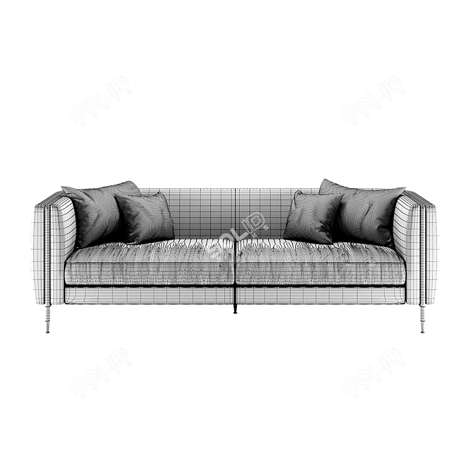 Contemporary Barlow Sofa: 2017 Edition 3D model image 4