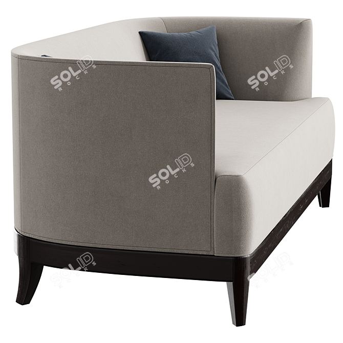 Luxdeco Billy Velvet Sofa 3D model image 2