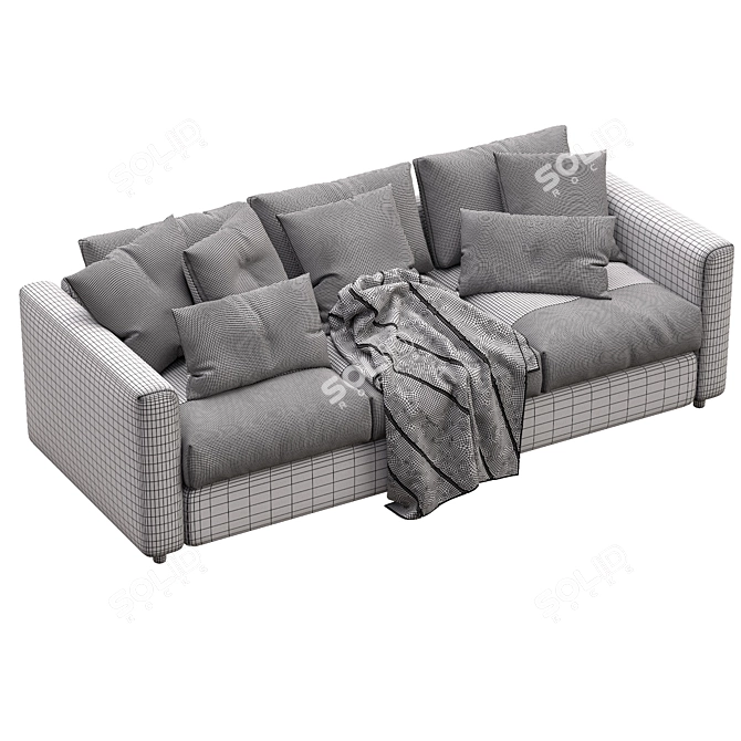 Ikea Vimle Sofa: Stylish and Functional 3D model image 5