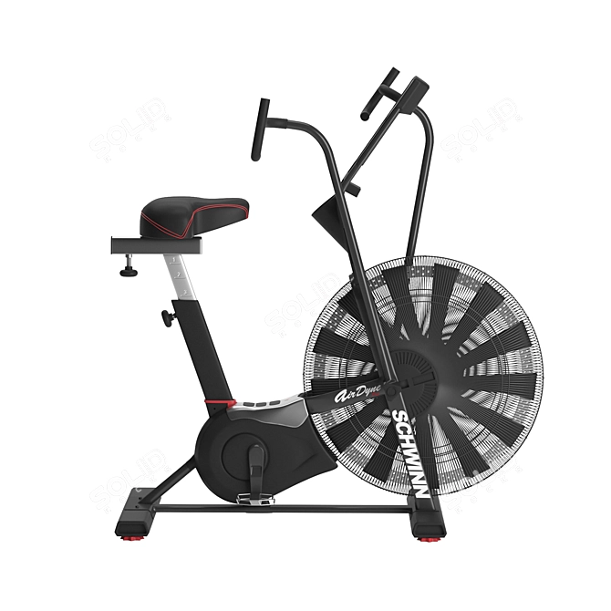 Schwinn AD8 Airdyne Pro: Ultimate Fitness Essential 3D model image 4