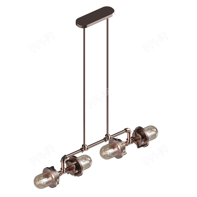 Elk Briggs Modern Light Fixture 3D model image 2