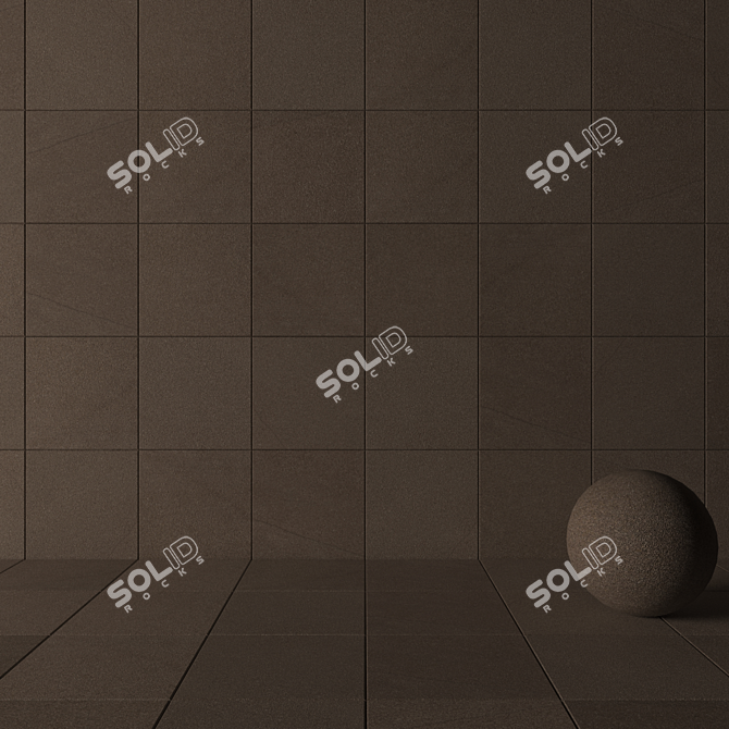 Flaviker River Earth: Multi-Texture Wall & Floor 3D model image 3