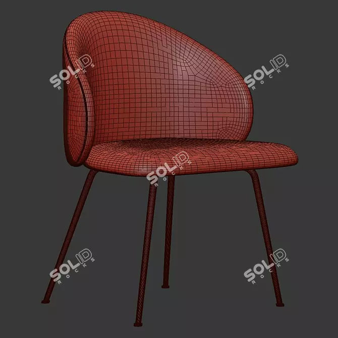 Elegant Luisa Chair 3D model image 5