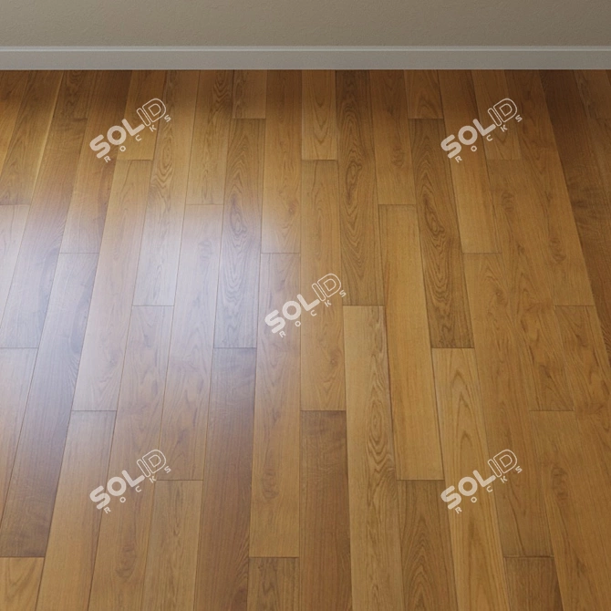 Karelia Oak Grain Brown Parquet 3D model image 2