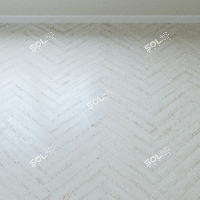 Karelia Oak Shoreline White Parquet 3D model image 3