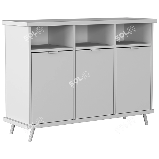 Modern Conni Sideboard: Otto | Newroom | 120 cm 3D model image 3