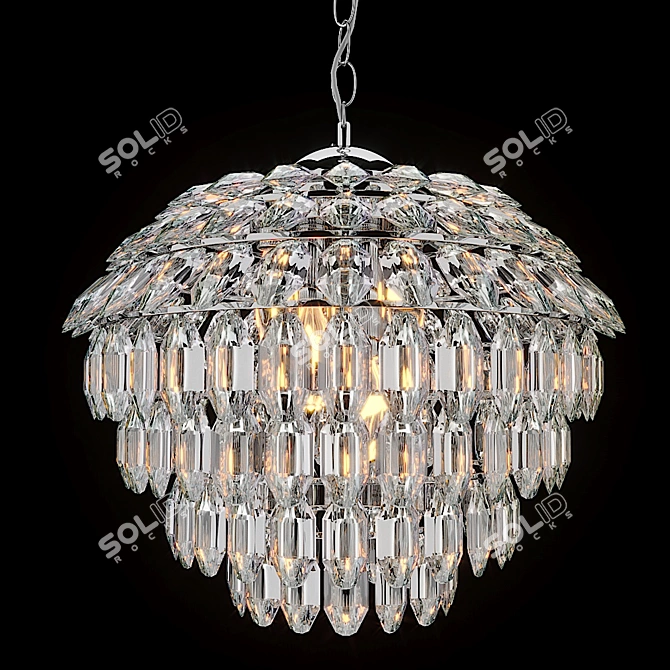 Modern Suspended Light Fixture: Wertmark Ludgera 3D model image 2