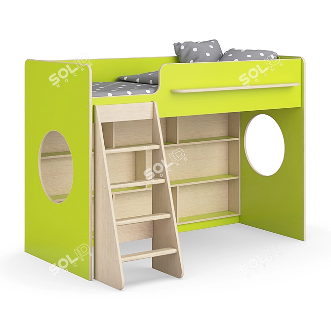 Legenda K26+LP25 Modular Kids Bed 3D model image 1