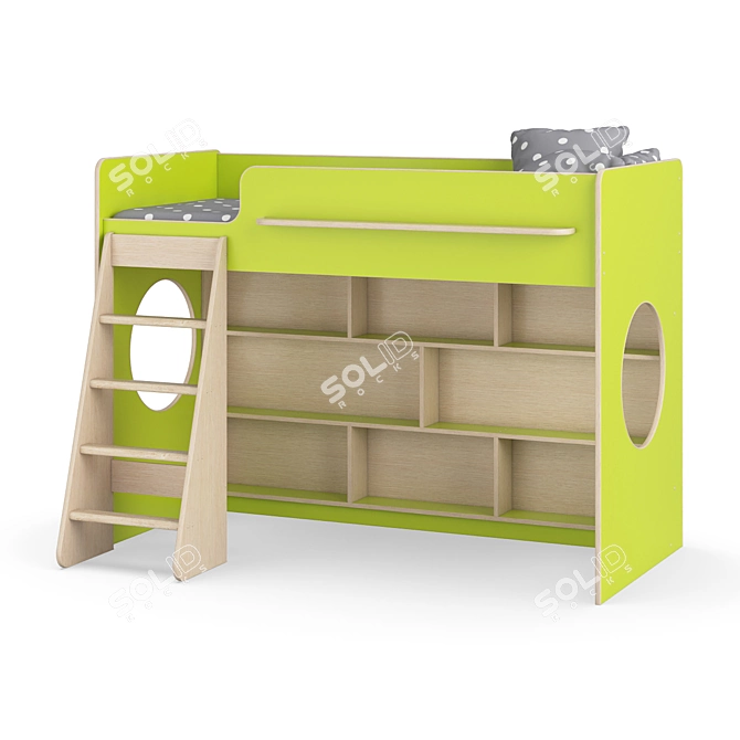 Legenda K26+LP25 Modular Kids Bed 3D model image 2