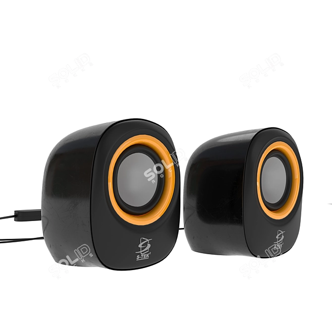 Poly Sound Speaker 3D model image 1