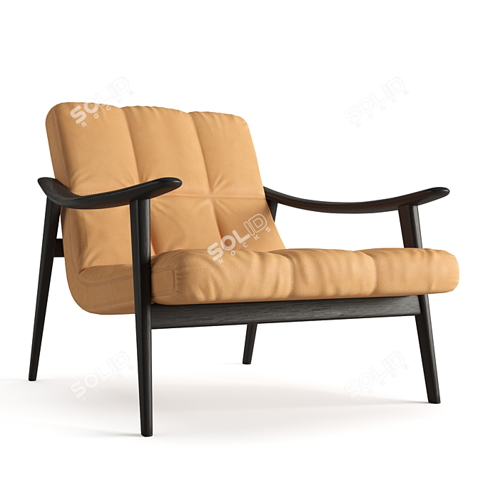 Title: Elevate Your Space with Minotti Fynn Armchair 3D model image 1