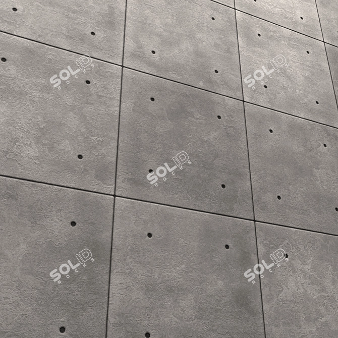 Concrete Wall & Floor Finish 3D model image 4