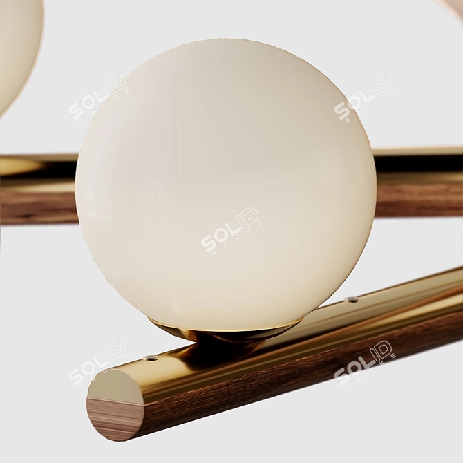 Elegant Tanner Chandelier: Enhance Your Space 3D model image 2