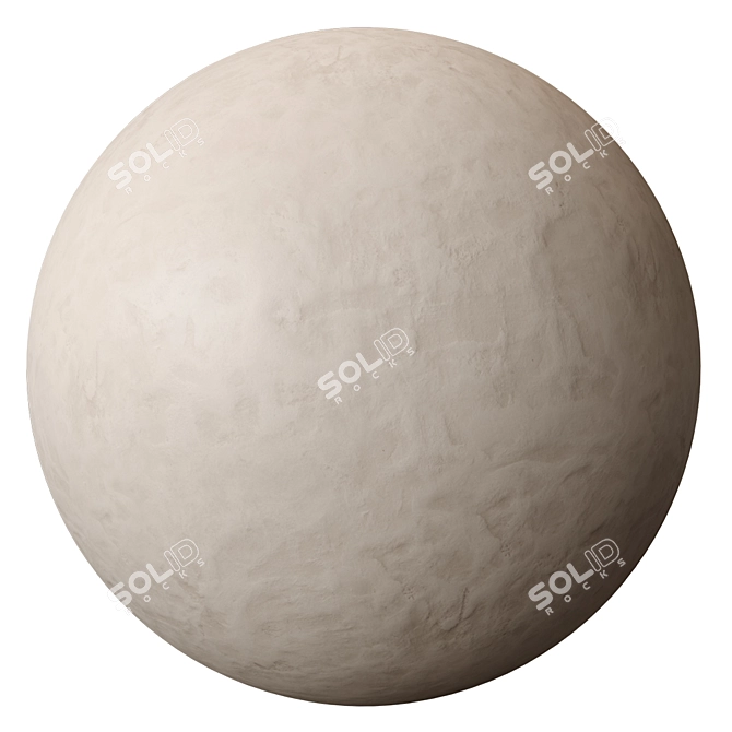 Elegant Plaster Texture Set 3D model image 4