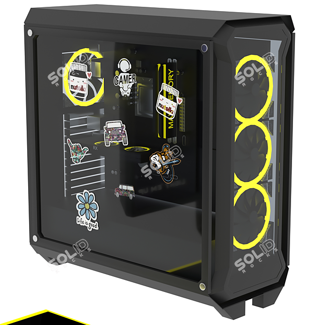 Ultimate PC Gamer Set 2015 3D model image 3