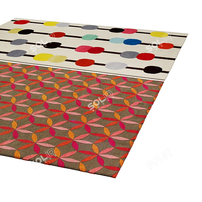 Polys 3 888 Vets 4 004 Rug 3D model image 2