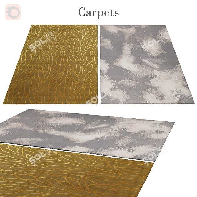 Polys: 3 888, Vets: 4 004 - Versatile Rug 3D model image 1