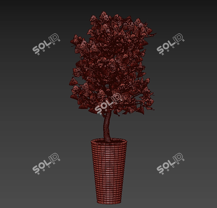 Designer9799 Bushes Design 3D model image 3