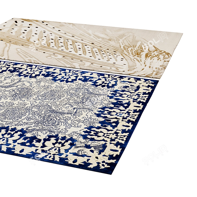 Luxury Poly 180 Rug 3D model image 2