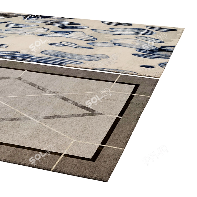 Trending Vintage Rug 196 3D model image 2