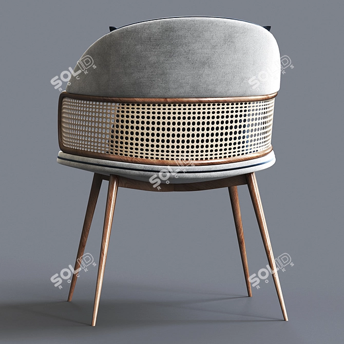 Chic Chair Collection: Inspiring Exclusivity 3D model image 4