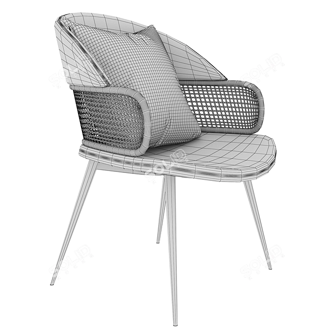 Chic Chair Collection: Inspiring Exclusivity 3D model image 6