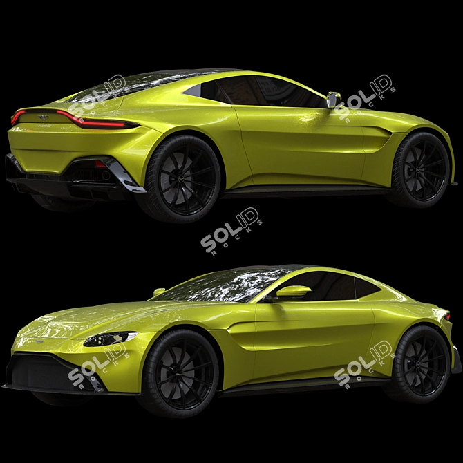 Sleek 2020 Aston Martin Vantage 3D model image 3