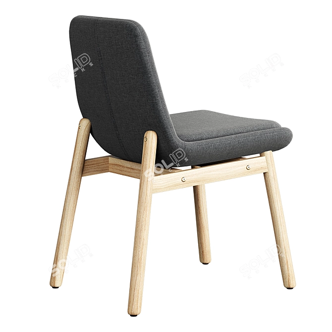 Vedbo Wedbu Ikea M Chair | Classic Gray Birch | 49x56x83 cm 3D model image 2