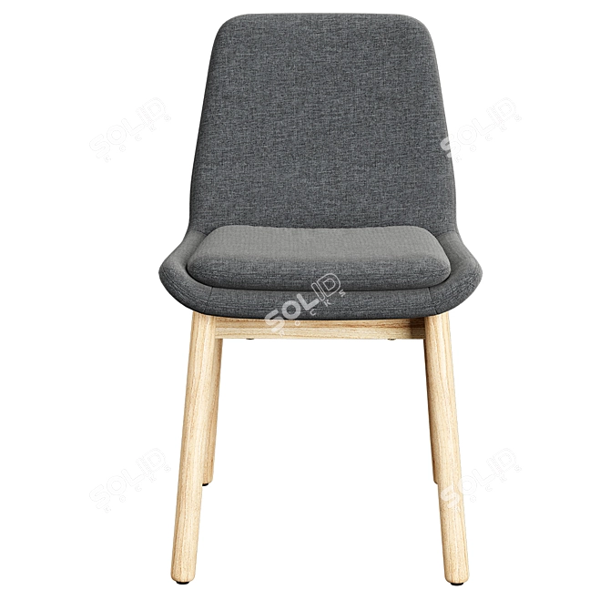 Vedbo Wedbu Ikea M Chair | Classic Gray Birch | 49x56x83 cm 3D model image 3