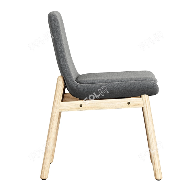 Vedbo Wedbu Ikea M Chair | Classic Gray Birch | 49x56x83 cm 3D model image 4