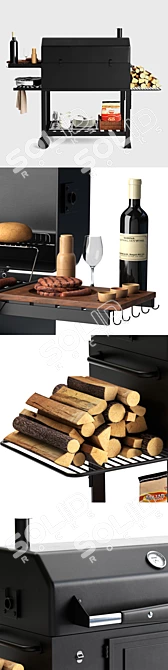 Delicious BBQ Feast Pack 3D model image 4