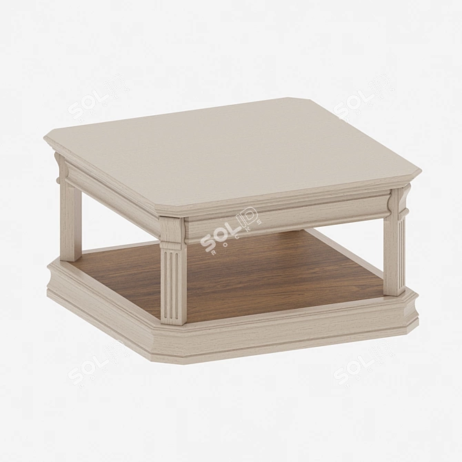 RIMAR Coffee Table: Stylish and Spacious 3D model image 2