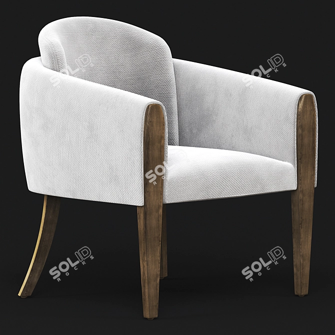 Kingsley 2015 Chair: Stylish and Functional 3D model image 1