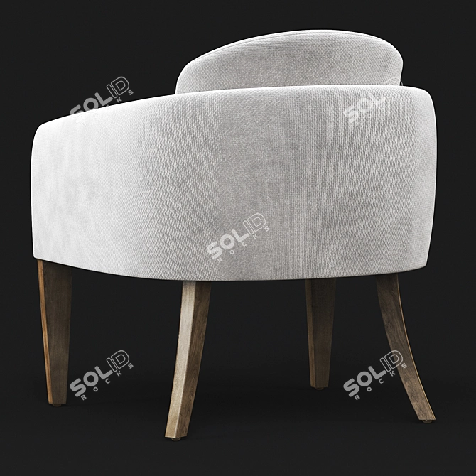 Kingsley 2015 Chair: Stylish and Functional 3D model image 4