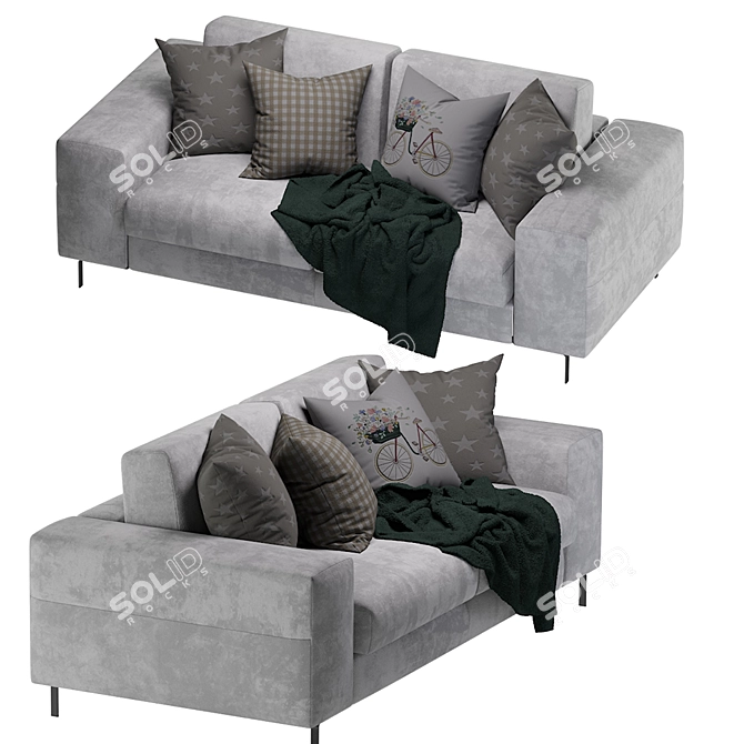 Elegant Life Edition Sofa 3D model image 3