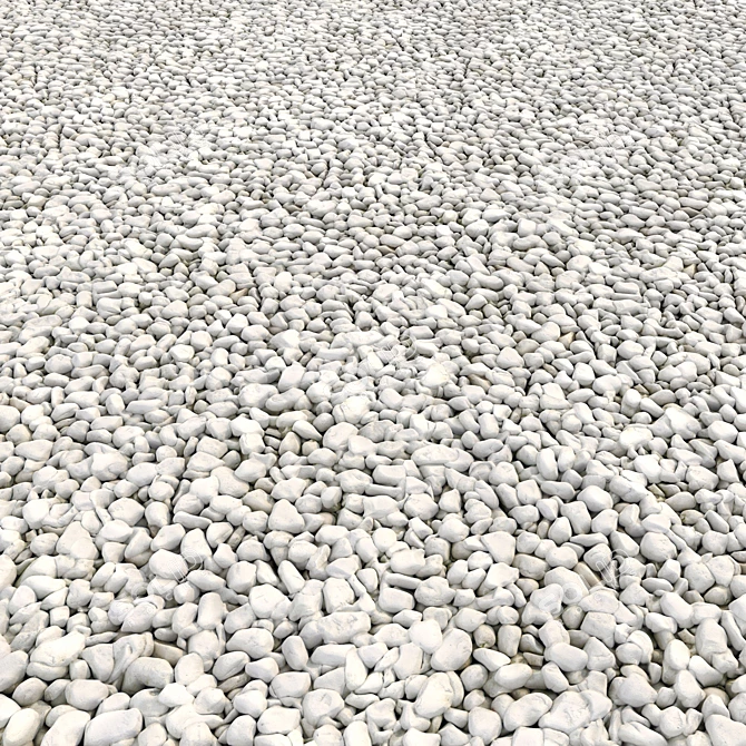 High-Quality Gravel Set for Detailed Rendering 3D model image 2