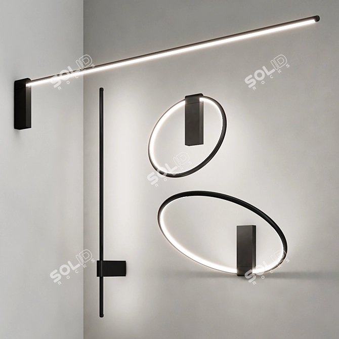 Elegant Lancia Lighting Collection 3D model image 2