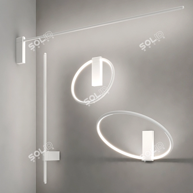 Elegant Lancia Lighting Collection 3D model image 3