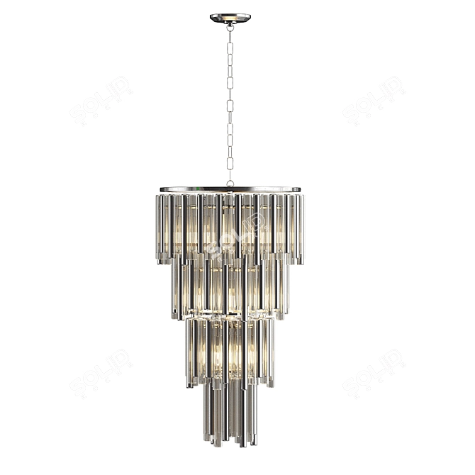 Elegant VB Eichholtz Chandelier 3D model image 1