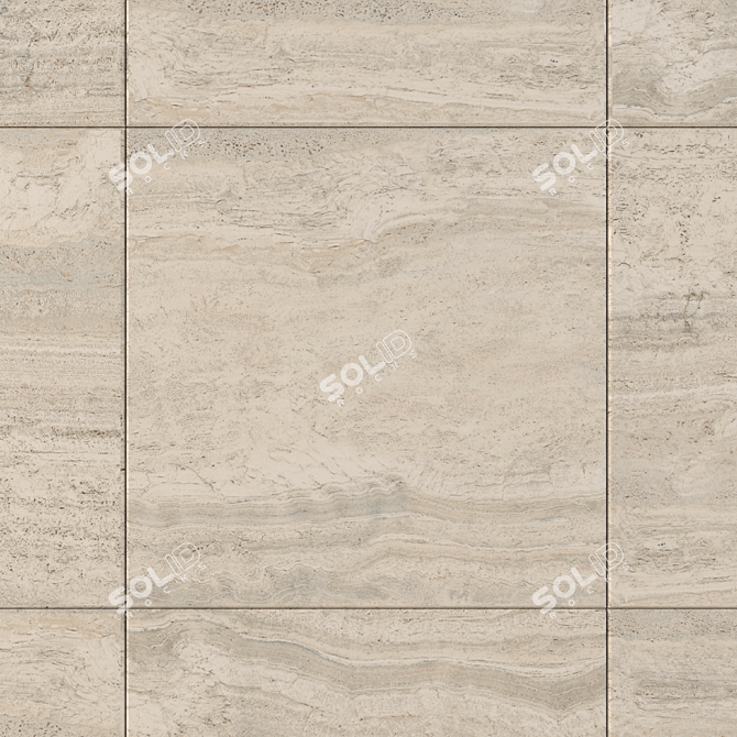 Flaviker Bone Vein 80x80 - Multi-Texture Wall Tiles 3D model image 2