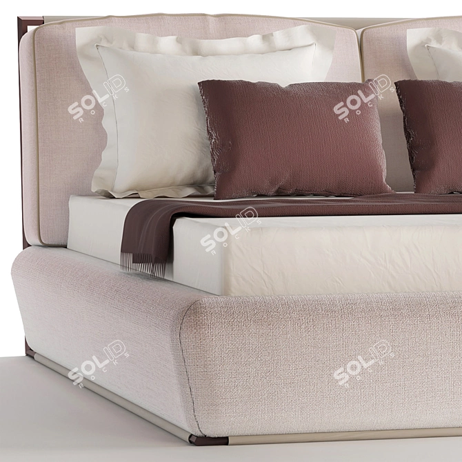 Giorgetti Adam Double Bed: Italian Elegance Comes Home 3D model image 3