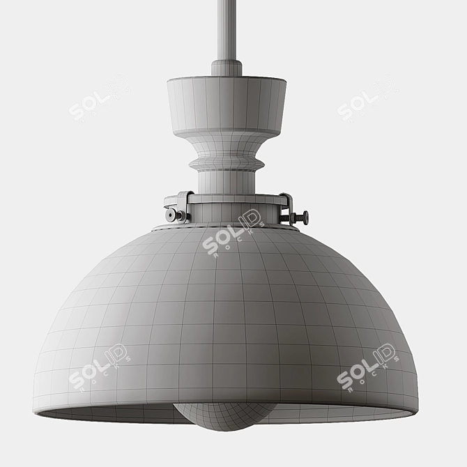 Title: Nehalem Pendant: Elegant and Modern 3D model image 4